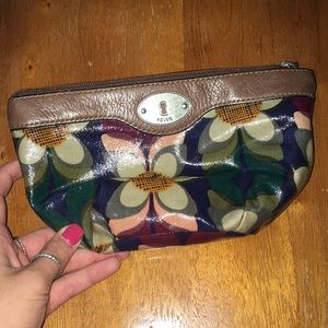 Fossil small cosmetic bag